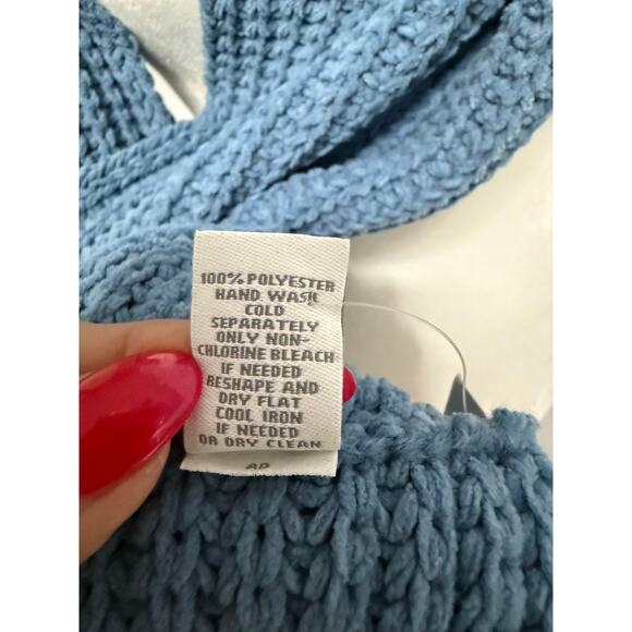 J.Jill Infiniti scarf French blue NWT super soft chunky - Picture 4 of 6